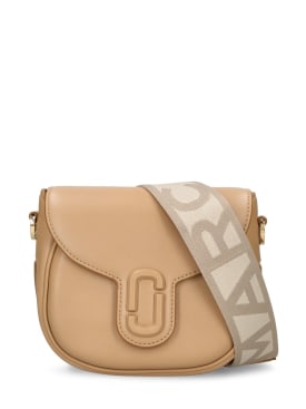 Marc Jacobs: The Small J Marc leather saddle bag - Camel - women_0 | Luisa Via Roma