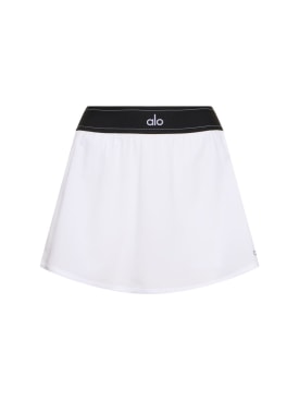 Alo Yoga: Match Point tennis skirt - White - women_0 | Luisa Via Roma
