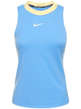 Nike: Dri-Fit tennis tank top - Light Blue - women_0 | Luisa Via Roma