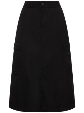 Carhartt WIP: Jet cargo skirt - Black - women_0 | Luisa Via Roma