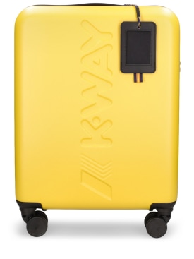 K-Way: Petite valise cabine - Jaune/Bleu - men_0 | Luisa Via Roma