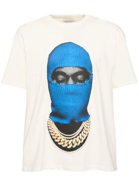 Ih Nom Uh Nit: Mask20 blue T恤 - 米白色 - men_0 | Luisa Via Roma
