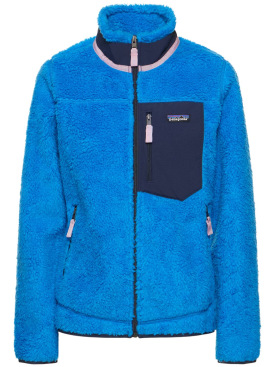 Patagonia: Classic Retro-X jacket - Blue - women_0 | Luisa Via Roma