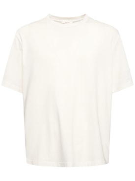 The Row: T-shirt en jersey de coton Errigal - Blanc - men_0 | Luisa Via Roma