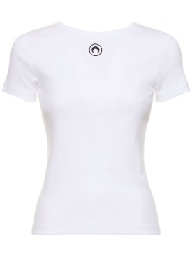 marine serre - t-shirt - kadın - ss24
