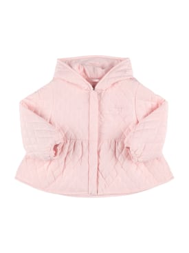 Il Gufo: Quilted nylon puffer jacket - Pink - kids-girls_0 | Luisa Via Roma
