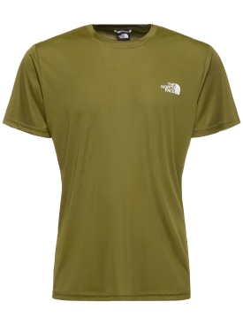 The North Face: Printed Red Box t-shirt - Forest Olive - men_0 | Luisa Via Roma