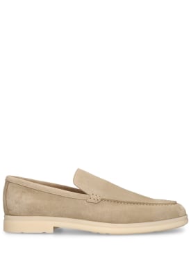 Church's: Greenfield suede loafers - Desert - men_0 | Luisa Via Roma