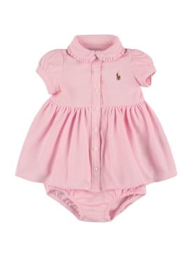 polo ralph lauren - elbiseler - kız bebek - ss24