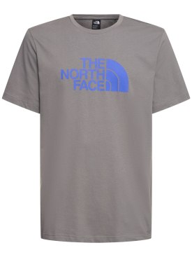 The North Face: T-shirt à manches courtes Easy - Smoked Pearl - men_0 | Luisa Via Roma