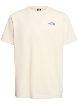 The North Face: Camiseta estampada - White Dune/Blue - men_0 | Luisa Via Roma