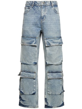 Represent: R3CA denim cargo jeans - Blue - men_0 | Luisa Via Roma