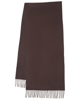 Tom Ford: Beaver Day cashmere scarf - Black - men_0 | Luisa Via Roma