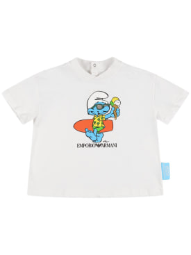 emporio armani - t-shirts - nouveau-né garçon - pe 24