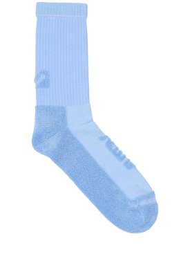 Autry: Unisex socks - Light Blue - men_0 | Luisa Via Roma
