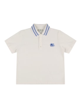 etro - polo shirts - junior-boys - ss24