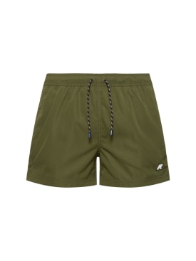 K-Way: Bañador shorts - Green Cypress - men_0 | Luisa Via Roma