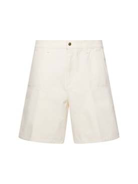 Carhartt WIP: Shorts con rodilla doble - Wax - men_0 | Luisa Via Roma