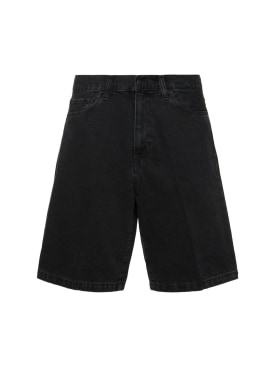 Carhartt WIP: Landon shorts - Black Heavy - men_0 | Luisa Via Roma