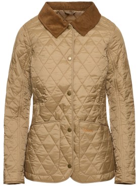 BARBOUR: Annandale quilted jacket - Beige - women_0 | Luisa Via Roma