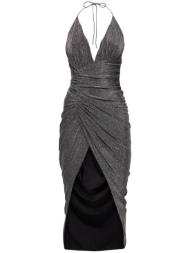 Alexandre Vauthier: Langes Kleid aus Lurex - Silber - women_0 | Luisa Via Roma