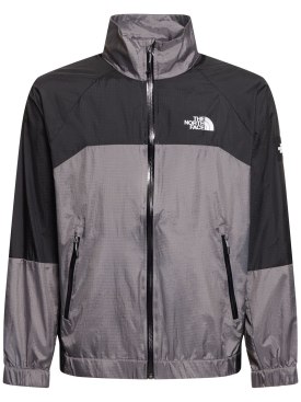 The North Face: Wind shell full zip jacket - Smoked Pearl - men_0 | Luisa Via Roma