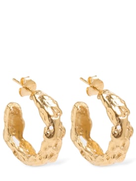 Simuero: Cabo hoop earrings - Gold - women_0 | Luisa Via Roma