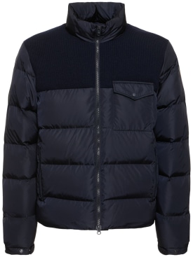 ASPESI: Elric nylon puffer jacket - Militare - men_0 | Luisa Via Roma