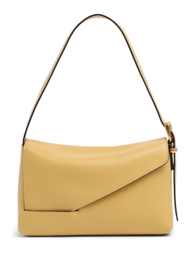 Wandler: Oscar leather shoulder bag - Sandy - women_0 | Luisa Via Roma