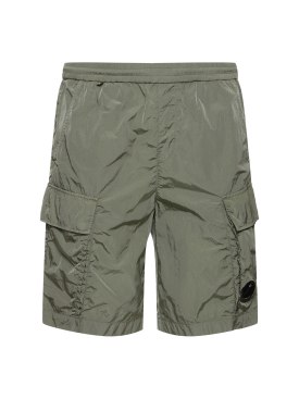 C.P. Company: Chrome-R cargo shorts - Agave Green - men_0 | Luisa Via Roma