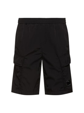 C.P. Company: Chrome-R cargo shorts - Black - men_0 | Luisa Via Roma