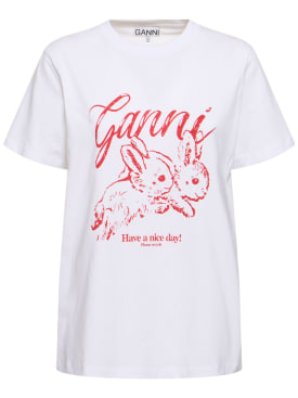 ganni - t-shirt - kadın - new season