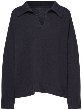 Weekend Max Mara: Agre wool sweater - Bej - women_0 | Luisa Via Roma