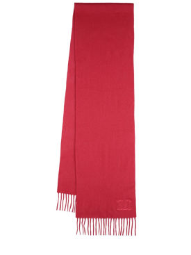 Max Mara: Dalia cashmere scarf - Lampone - women_0 | Luisa Via Roma