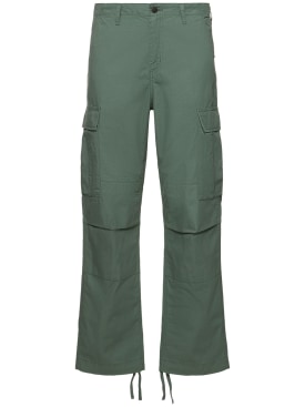 Carhartt WIP: Pantalones cargo - Duck Green - men_0 | Luisa Via Roma