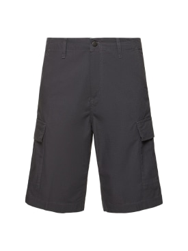 Carhartt WIP: Columbia Regular cargo shorts - Graphite - men_0 | Luisa Via Roma