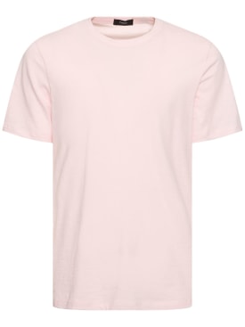 Theory: Camiseta de algodón - Rosa - men_0 | Luisa Via Roma
