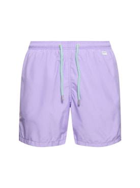 Mc2 Saint Barth: Pantone超轻科技织物沙滩裤 - 丁香紫 - men_0 | Luisa Via Roma