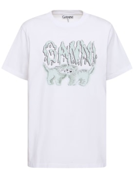 ganni - t-shirt - kadın - new season