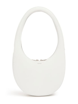 Coperni: Borsa Swipe in pelle - Bianco - men_0 | Luisa Via Roma