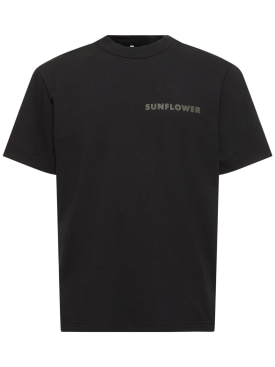 SUNFLOWER: T-Shirt mit Master-Logo - Schwarz - men_0 | Luisa Via Roma