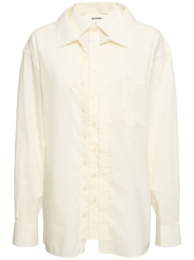 BETTTER: Double structure poplin shirt - White - women_0 | Luisa Via Roma