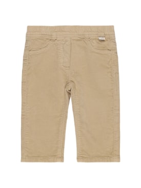 Il Gufo: Stretch cotton corduroy pants - Beige - kids-girls_0 | Luisa Via Roma