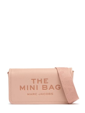 Marc Jacobs: The Mini leather shoulder bag - Rose - women_0 | Luisa Via Roma