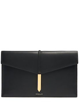 DeMellier: Clutch aus Glattleder „Tokyo“ - Schwarz - women_0 | Luisa Via Roma