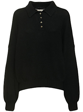 Khaite: Rene cashmere sweater - Black - women_0 | Luisa Via Roma