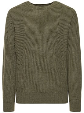 Alphatauri: Sweater aus Strick „Finta“ - Olivgrün - men_0 | Luisa Via Roma