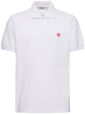 FILA +: Poloshirt „F+ Adoro Classic“ - Pure White - men_0 | Luisa Via Roma