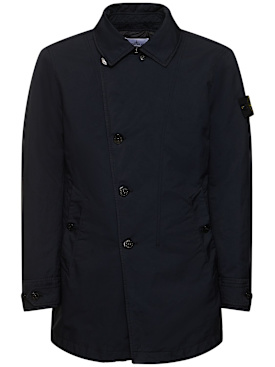 Stone Island: David-TC insulated coat - 海军蓝 - men_0 | Luisa Via Roma