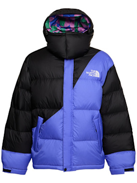 The North Face: Yinka Ilori nylon puffer jacket - Black/Blue - men_0 | Luisa Via Roma